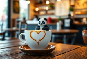 experiencing latte art at baristart coffee cbm