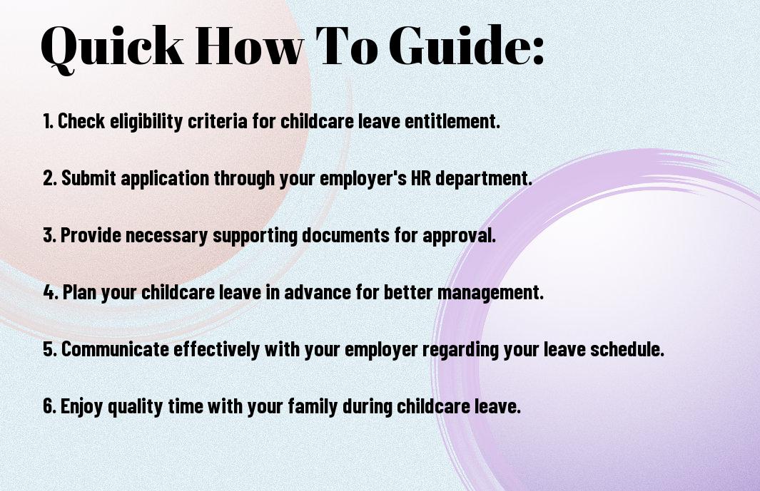 How To Maximise Your Childcare Leave Entitlement In Singapore | OFFICIAL